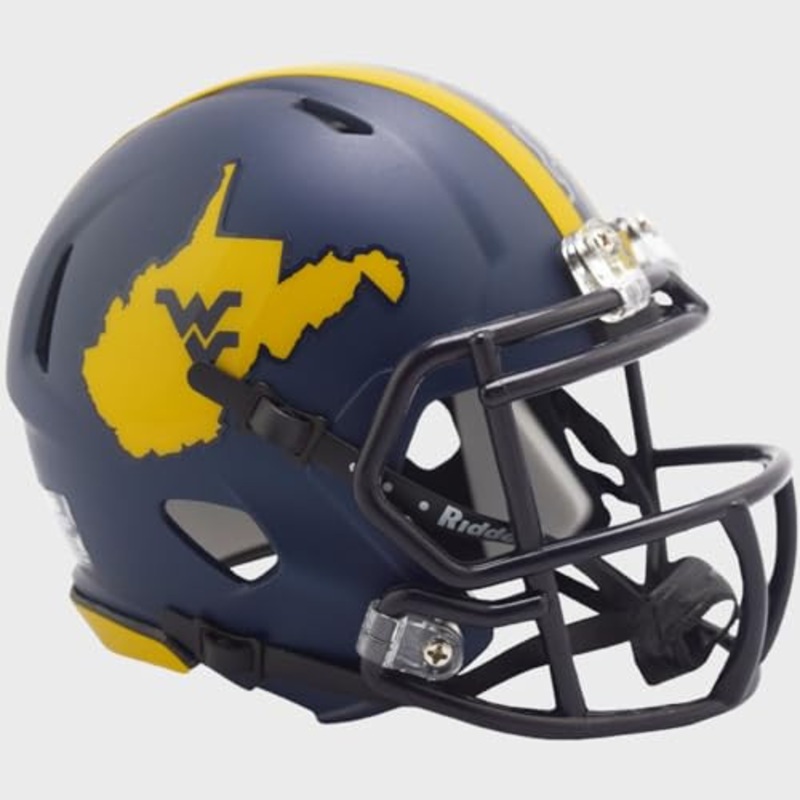West Virginia Mountaineers 2023 Country Roads Revolution SPEED Mini Football Helmet