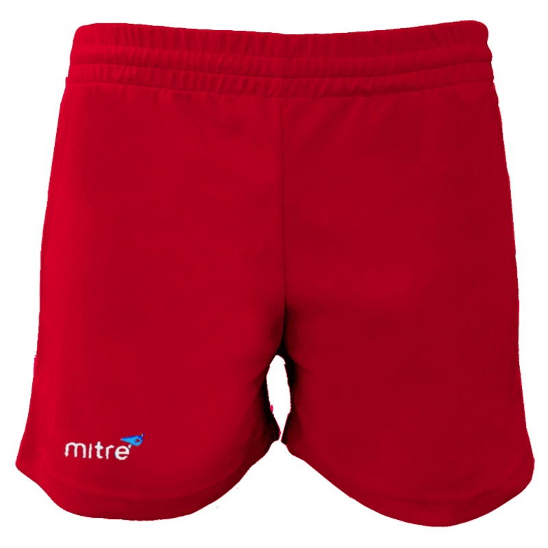 Boys/Mens Mitre Lima Football Shorts-Red