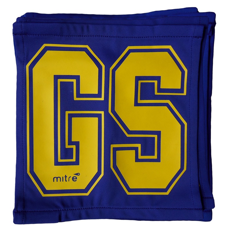 7-A-Side Velcro Netball Bibs – Royal/Gold