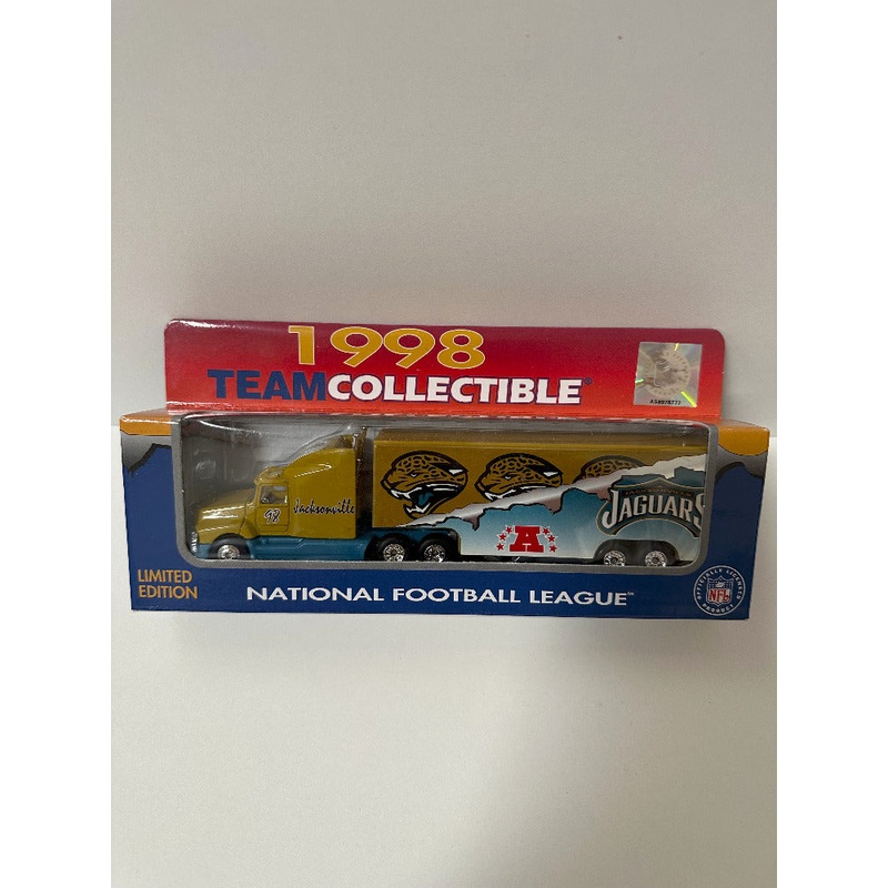 Jacksonville Jaguars White Rose Collectibles 1998 NFL Tractor Trailer Toy Vehicle 1:80
