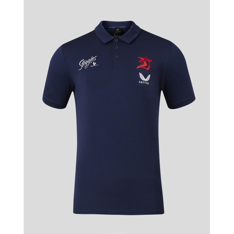 Sydney Roosters 2024 Mens Polo Shirt | NRL | The Rugby Shop