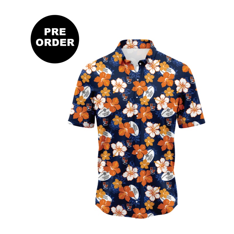 Virginia Men’s Rugby Hawaiian Shirt XS
