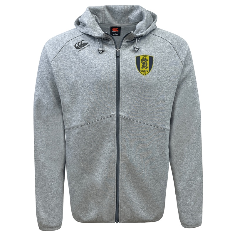 Gotham Knights Tempo Vapodri Full-Zip Hoodie by Canterbury XS Grey