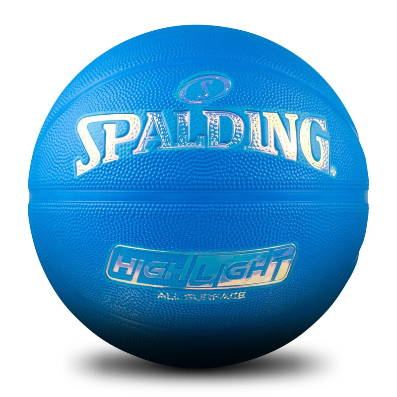 Spalding Highlight Colour Rush Outdoor Basketball Blue 6