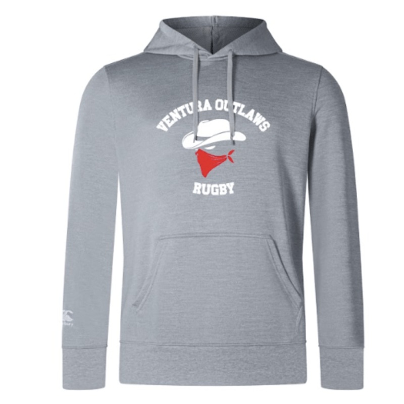 Ventura Outlaws Rugby Club Lightweight Hoodie by Canterbury Y4 Black