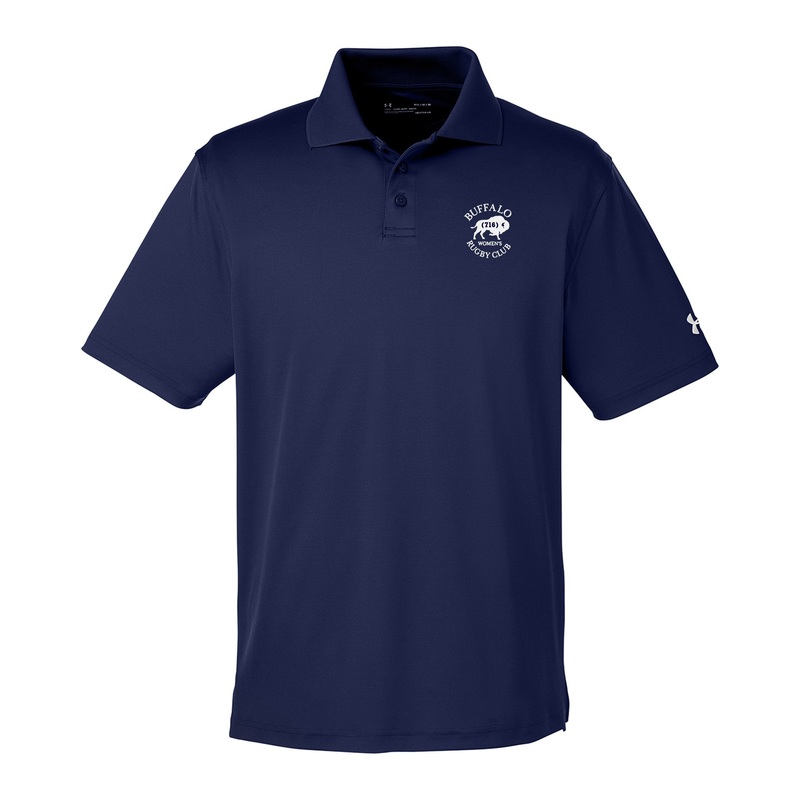 Buffalo WRC Rugby Corp Performance Polo Midnight Navy Small