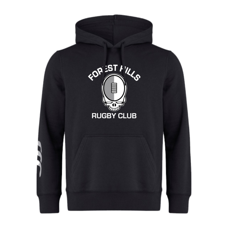 Forest Hills Rugby Club Hoodie by Canterbury Y4 Black