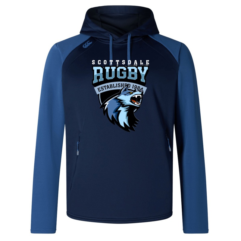 Scottsdale Rugby Elite Training Hoody by Canterbury XS Navy