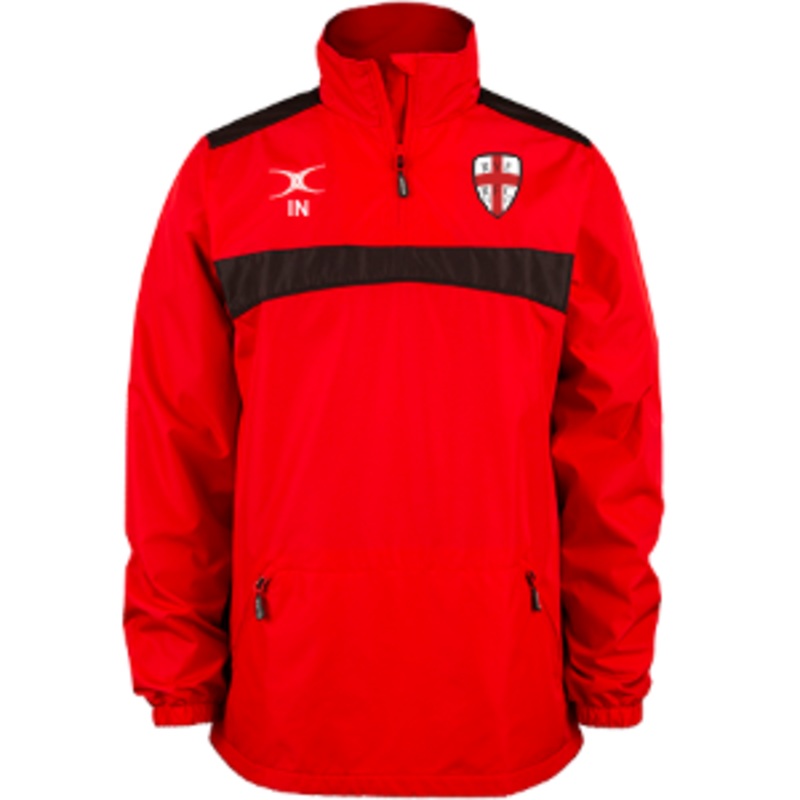 Rye Rugby Club Child’s Red / Black Photon 1/4 Zip Jacket 5 to 6 Yrs