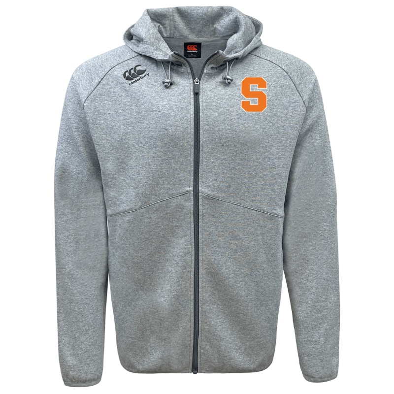 Syracuse University Women’s RFC Tempo Vapodri Full-Zip Hoodie by Canterbury XS Grey