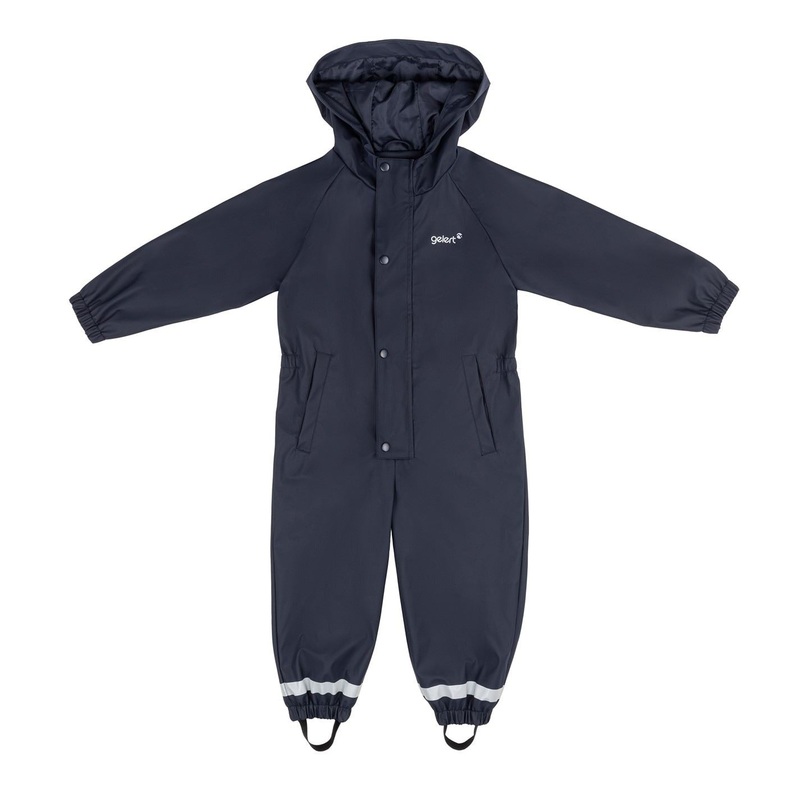 Gelert Hooded Long Sleeve Puddle Jumpsuit 4-5 Yrs Navy