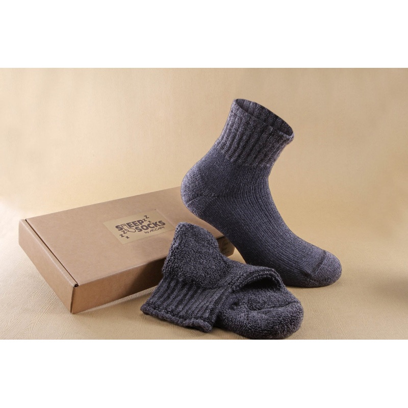 UNISEX FIR INFRARED SLEEP SOCKS 33-34 (2-3M/4-5W) IRON