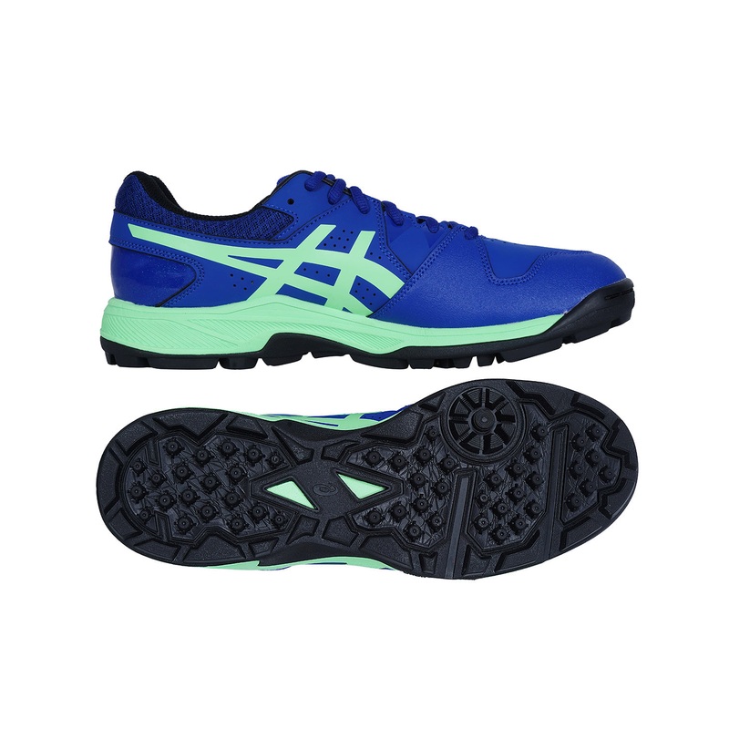 ASICS Gel Peake 5 – Rubber Cricket Shoes – Monaco Blue UK 3/ US 4