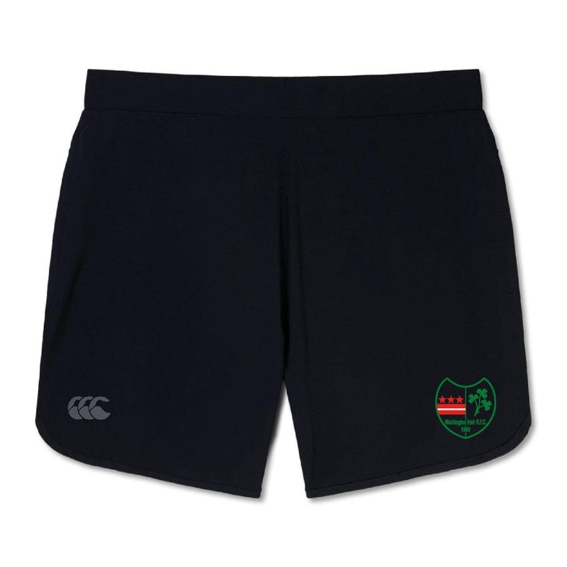 Washington Irish Rugby Women’s Elite Woven Short by Canterbury 8 Black