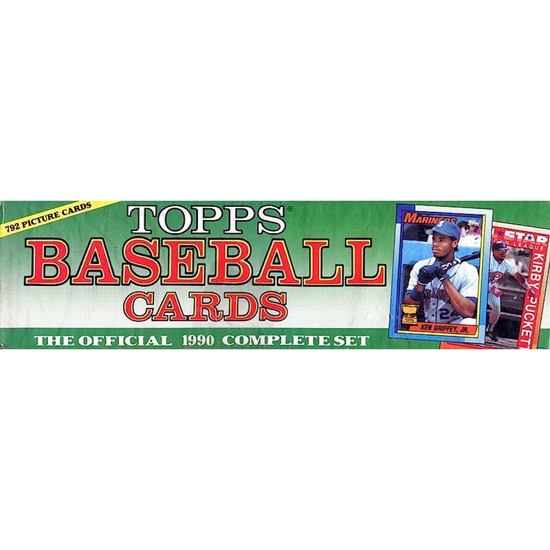 1990 Topps Baseball Complete Factory Set 1-792