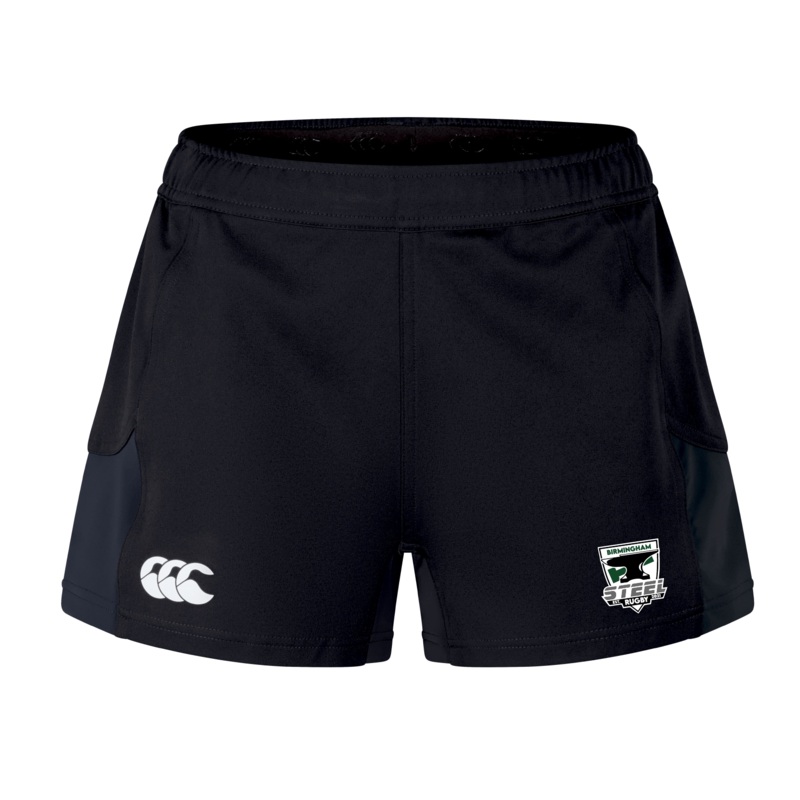 Birmingham Steel Rugby Women’s Advantage Short 2.0 by Canterbury 6 Black