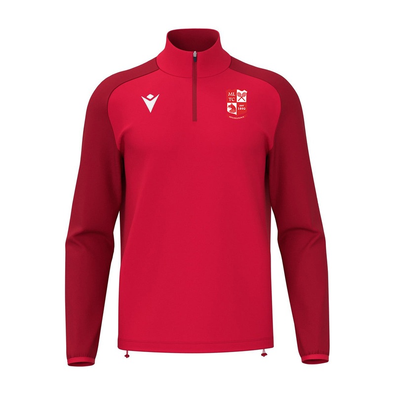 Mitchelstown Tennis Club Junior ‘Isen’ 1/4 Zip Top 4XS RED/RED
