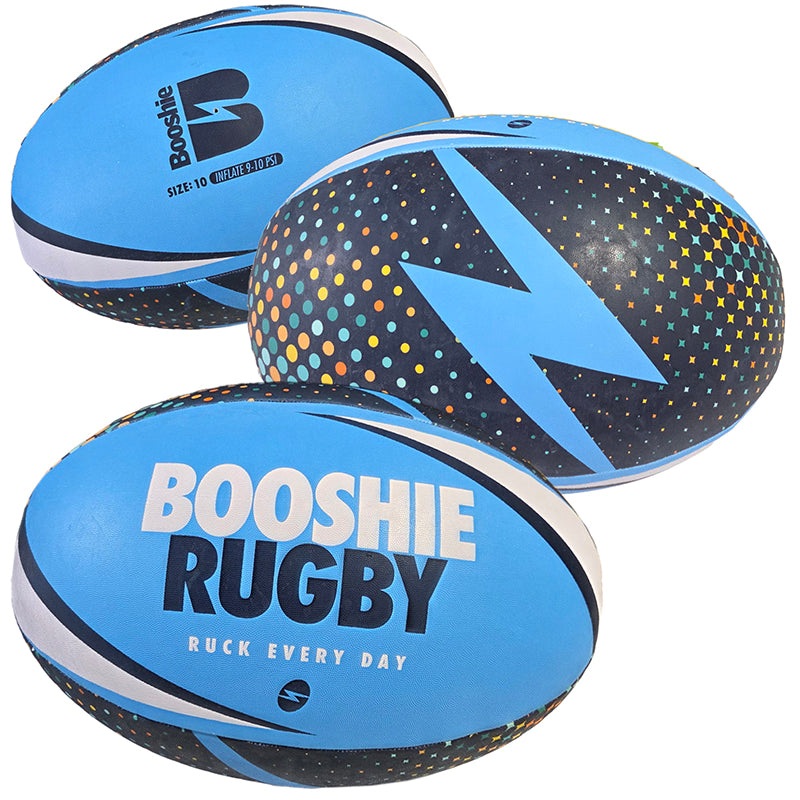 “Ruck Every Day” Booshie JUMBO Rugby Ball – Size 10