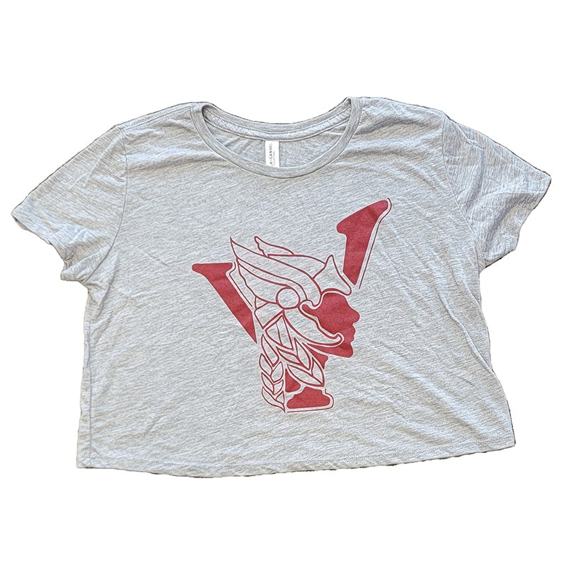 Valkyries Rugby Ladies Cropped Tee Small