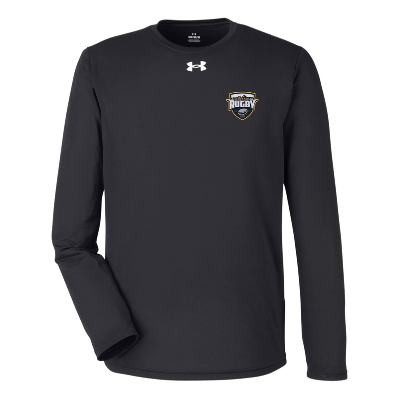 Alaska Rugby UA Team Tech LS T-Shirt Black SM