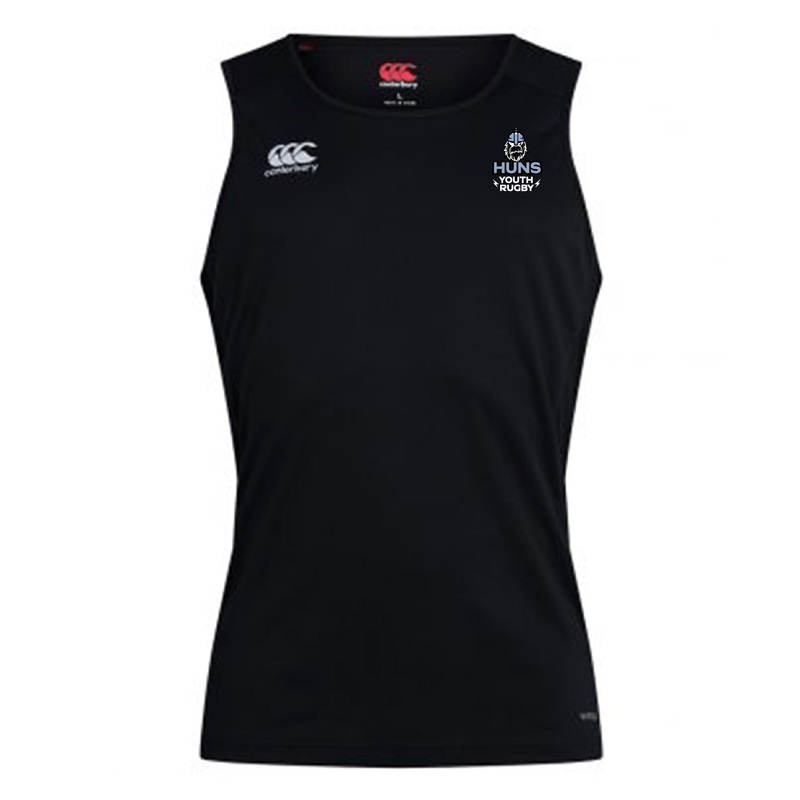 Austin Huns Youth Rugby Club Dry Singlet by Canterbury XS Black