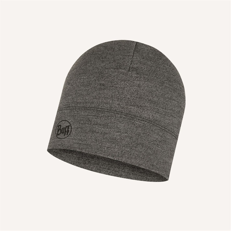 Buff Merino Beanie Adults Mens Grey
