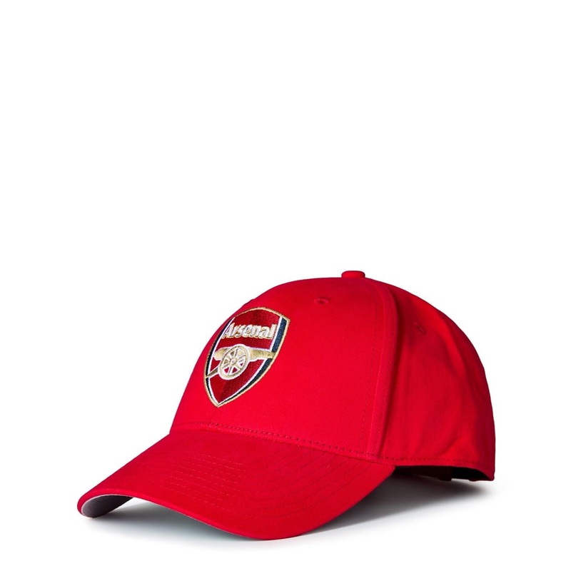 Team Arsenal Fc Baseball Cap Adults Mens Red/White