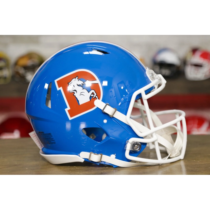 Denver Broncos Riddell Speed Authentic Helmet – 1975-1996 Throwback