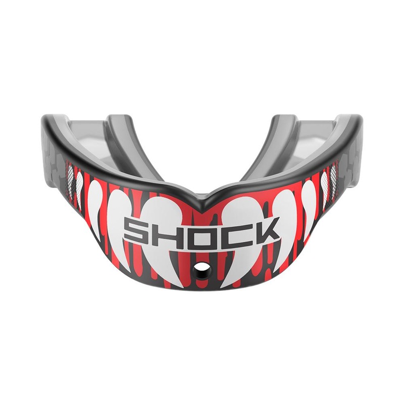 Gel Max Power Print Mouthguard Red Drip Fang Adult