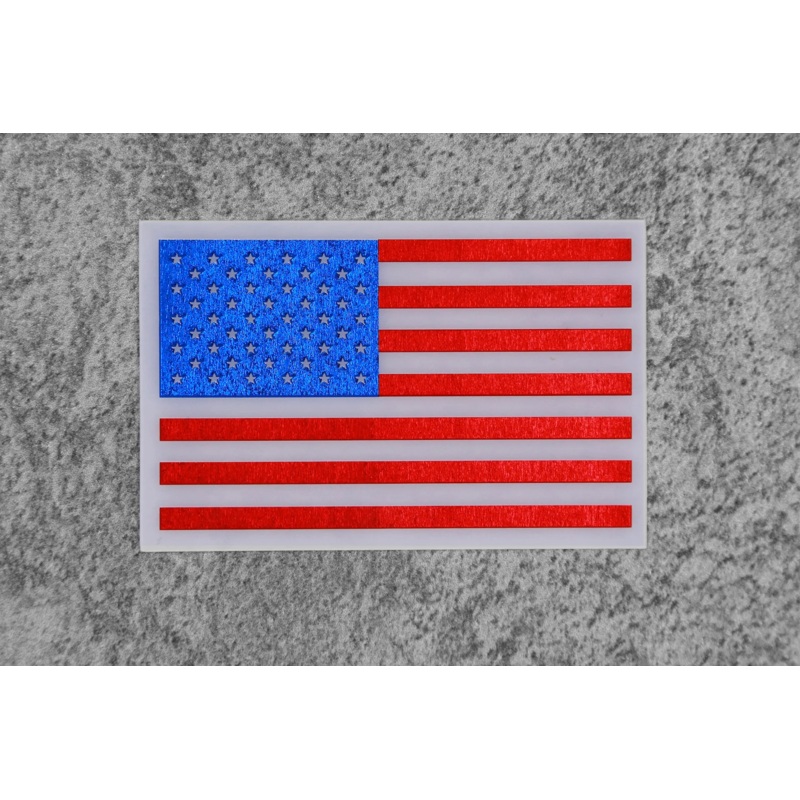 US Flag Helmet Decal – Oversized