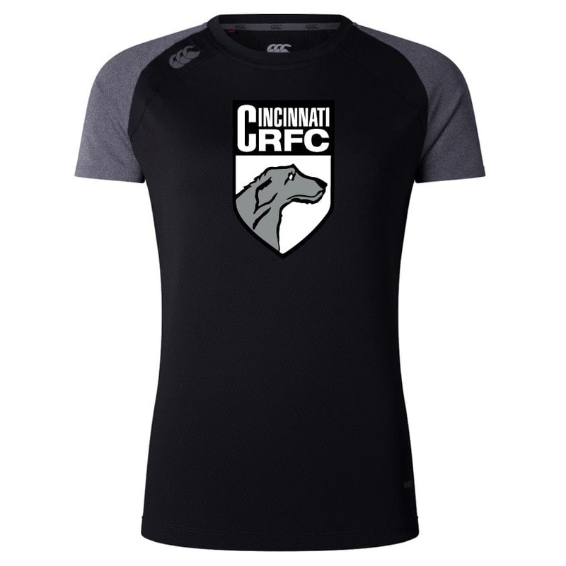 Cincinnati Wolfhounds Women’s Elite Training Tee by Canterbury 8 Black