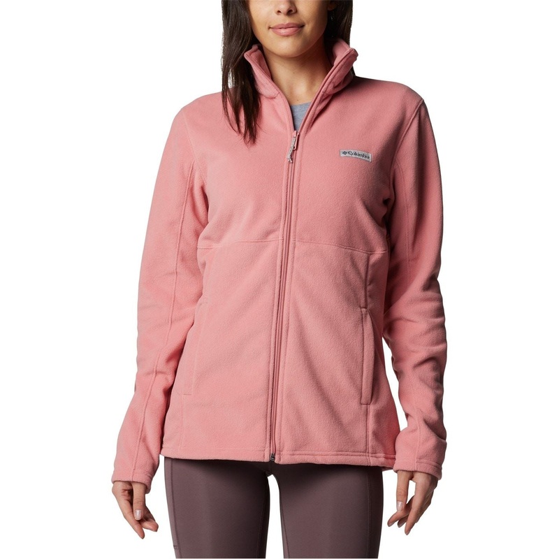 Columbia Womens Basin Trail Fleece Jacket 12 (M) Pink Agave