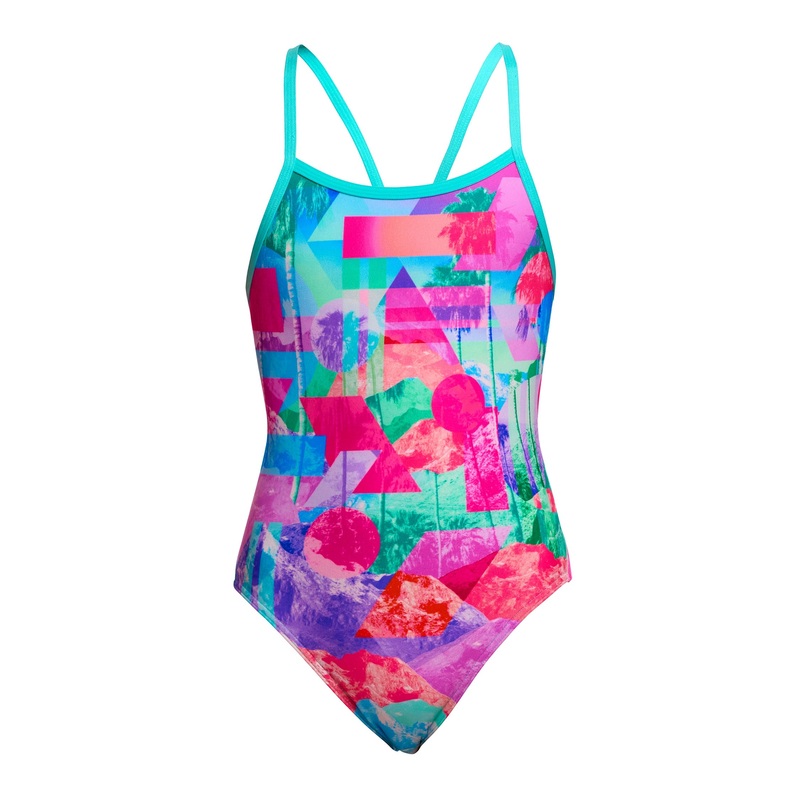 Funkita Girls Single Strap One Piece – Snap That 8