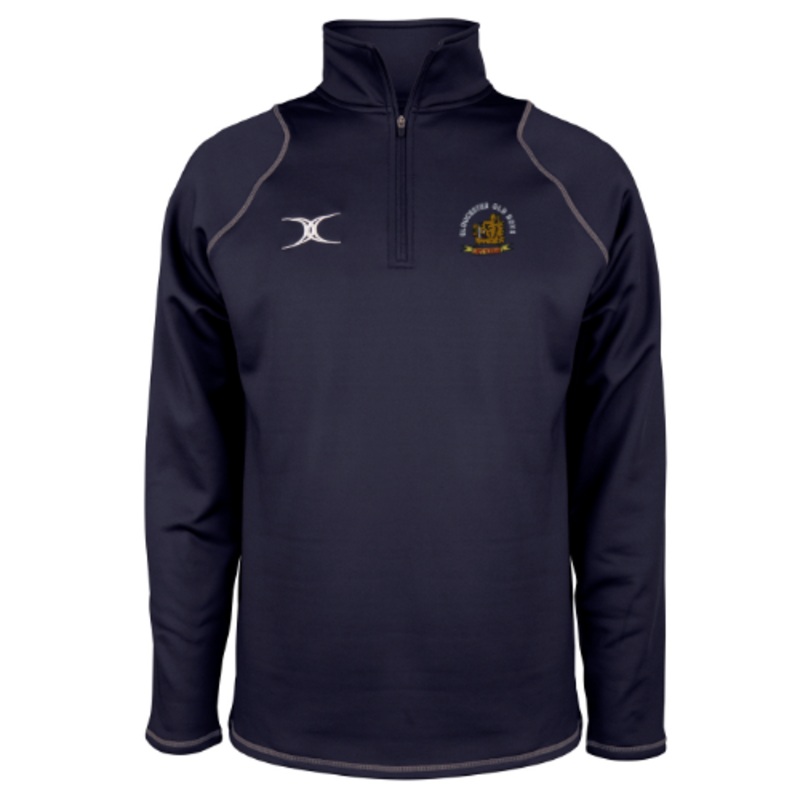 Gloucester Old Boys RFC Senior’s Dark Navy Quest 1/4 Zip Fleece Extra Small