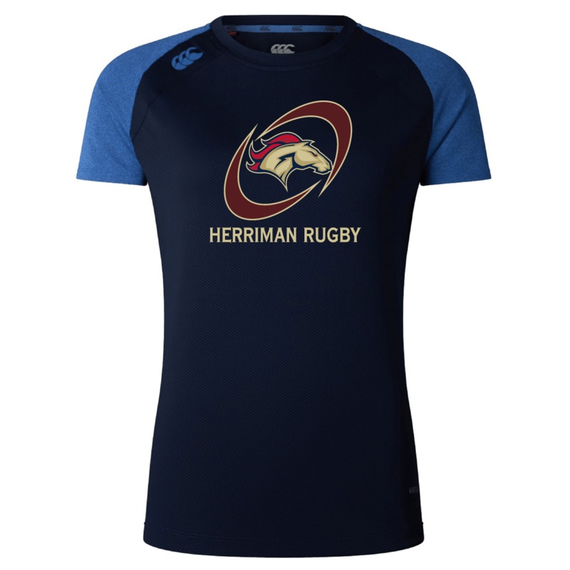 Herriman High School Rugby Women’s Elite Training Tee by Canterbury 8 Navy