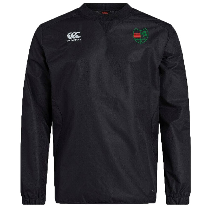 Washington Irish Rugby Club Vaposhield Contact Top by Canterbury XS Black