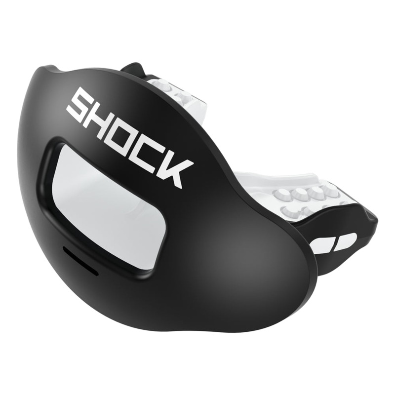 Max AirFlow Football Mouthguard Black/White OSFM