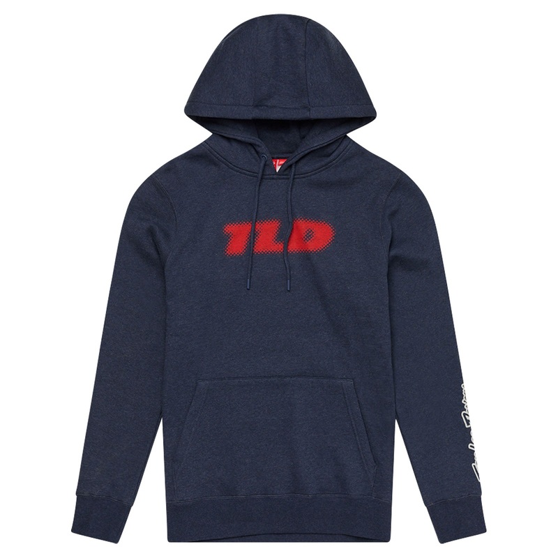 Pullover Hoodie Fade Out Navy Heather NAVY HEATHER SM