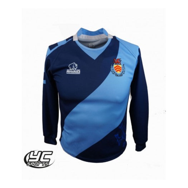 Cathays High School Rugby Jersey JS 9/10 NAVY/SKY