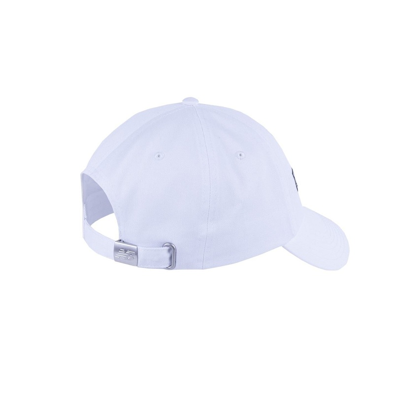 New Balance Logo 6 Panel Cap 54 58 cm + White