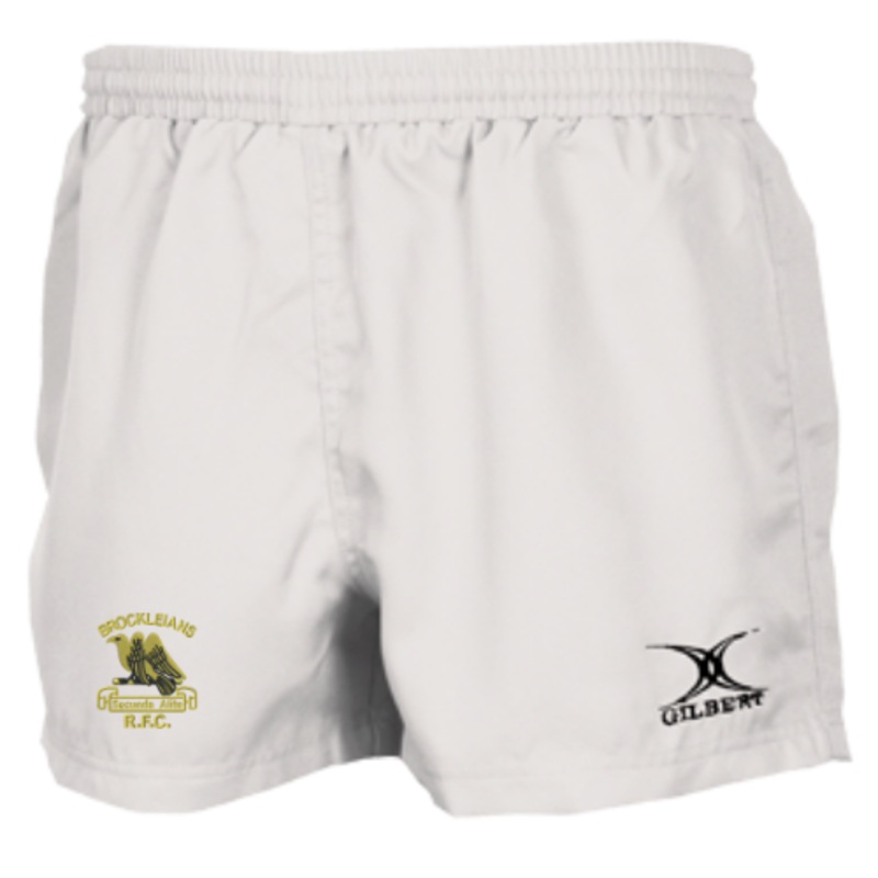 Brockleians RFC Senior’s White Saracen V3 Match Shorts 2 Extra Small