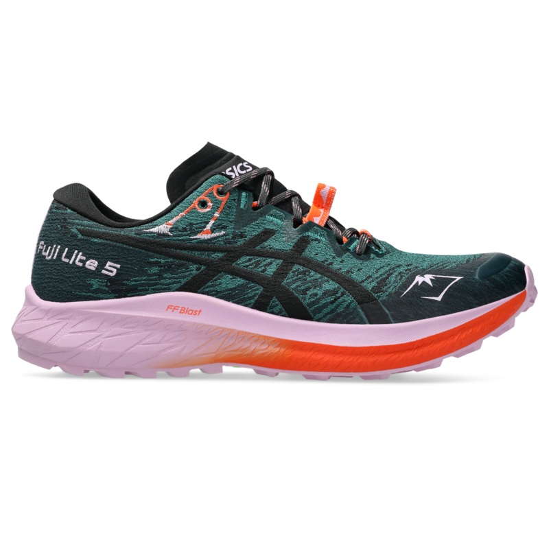 Asics Womens Fuji Lite 5 – Rainy Lake/Black US 7