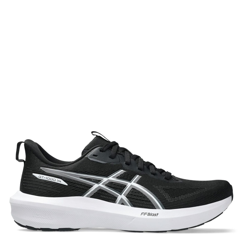 Asics Womens Gt 1000 14 Road Running Shoes 4 (37) Black/White