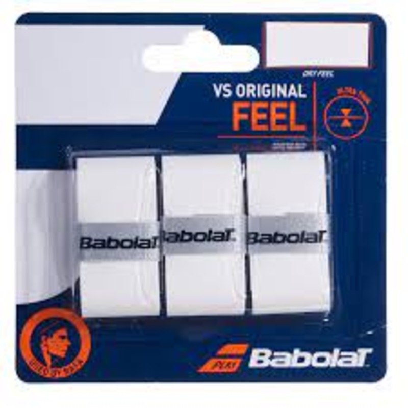 Babolat VS Original Overgrips (3 Pieces) White 3 Pieces