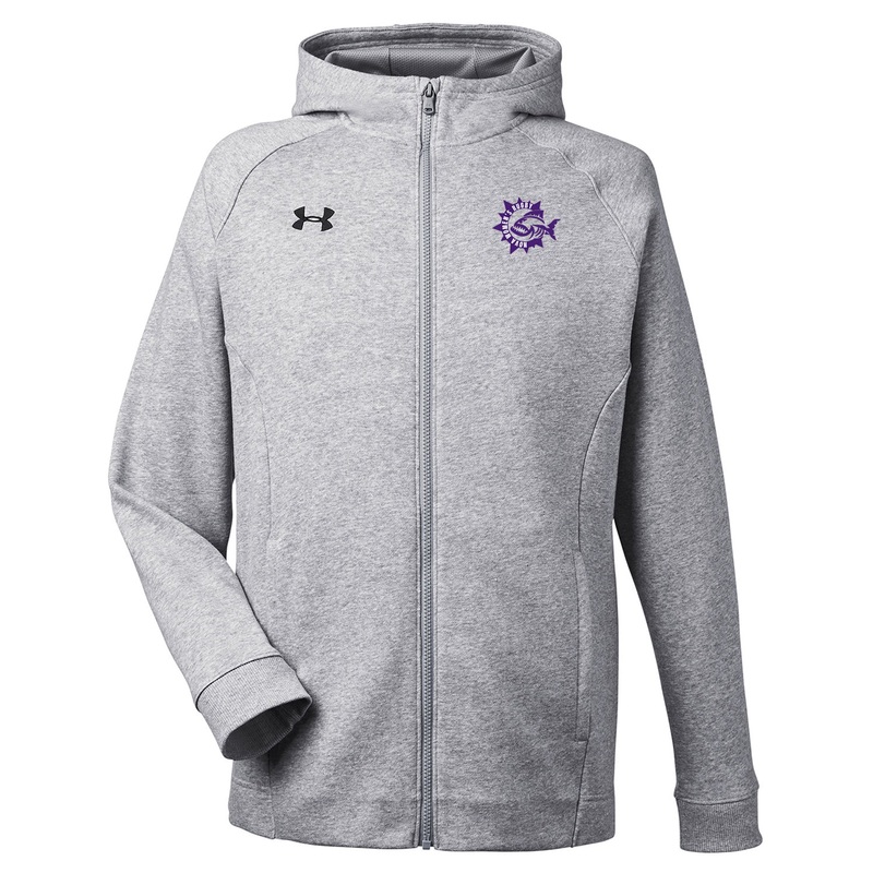 NOVA WRFC Hustle Zip Hoodie True Gray Heather Small