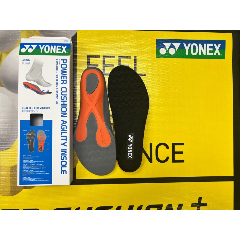 Yonex AC196 Power Cushion Agility Insole 202 BLACK S S