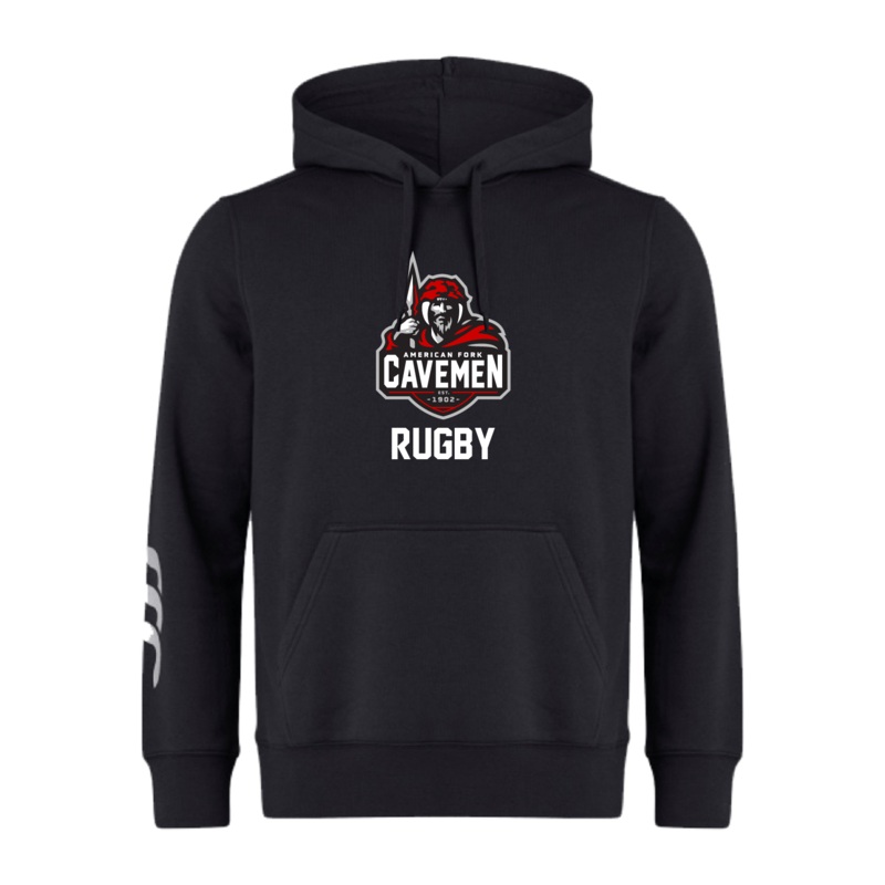 American Fork Cavemen Club Hoodie by Canterbury Y4 Black