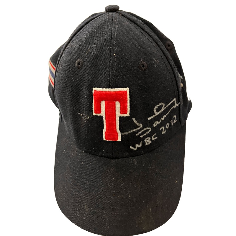 Johnny Damon Autographed 2012 WBC Hat – Player’s Closet Project