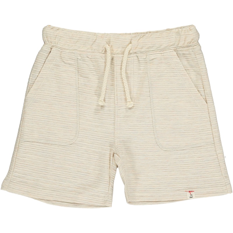 BLUEPETER Beige Ribbed Shorts 0-3m