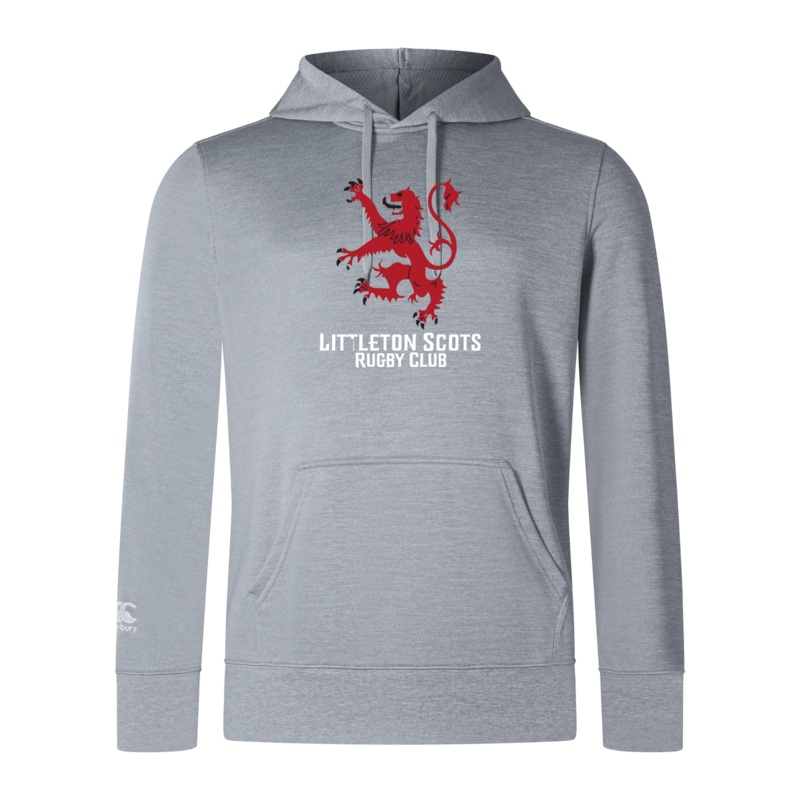 Littleton Scots Rugby Club Lightweight Hoodie by Canterbury Y4 Grey